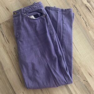 Edikted Lavender Denim Pants